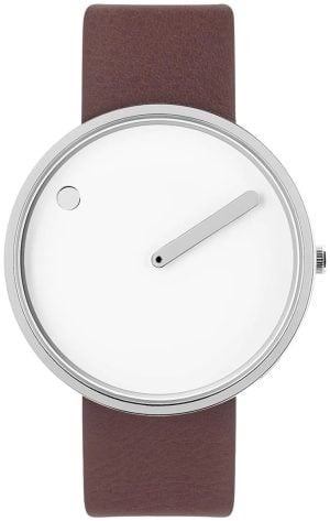 PICTO 43364-6420S Vit/Läder Ø40 mm