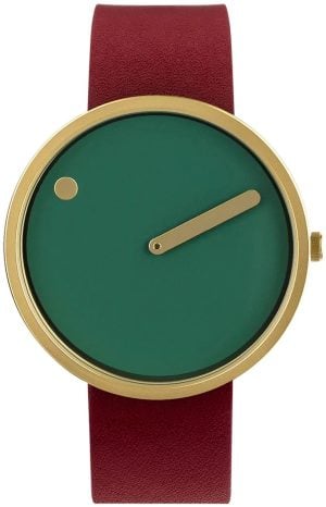 PICTO 43377-4320G Grön/Läder Ø40 mm