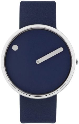 PICTO 43393-6720S Blå/Läder Ø40 mm