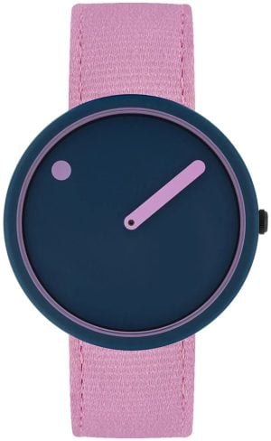 PICTO R44025-R010 Blå/Textil Ø40 mm