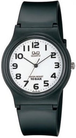Q&Q Herrklocka VP46J005Y Classic Vit/Gummi Ø32 mm