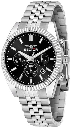 Sector 240 Herrklocka R3273640001 Svart/Stål Ø41 mm