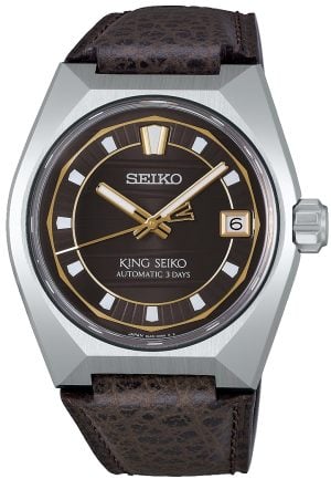 Seiko Herrklocka SLA093J1 King Brun/Läder Ø41 mm