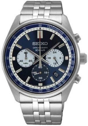 Seiko Herrklocka SSB427P1 Sport Blå/Stål Ø41.5 mm