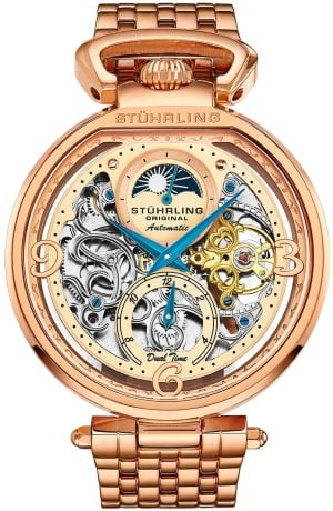 Stührling Original Herrklocka 4032.3 Modena Roséguldstonat stål