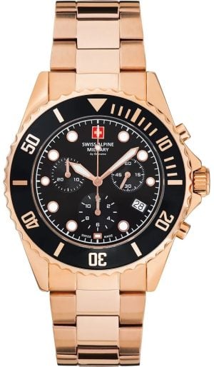 Swiss Alpine Military Herrklocka 7053.9167 Master Diver Chrono