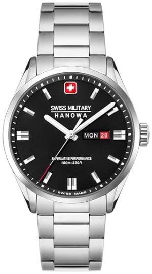 Swiss Military Hanowa Herrklocka SMWGH0001601 Road Runner Svart/Stål