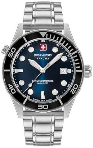 Swiss Military Hanowa Herrklocka SMWGH0004001-SET Phoenix Blå/Stål