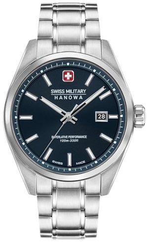 Swiss Military Hanowa Herrklocka SMWGH0004103 Pioneer Blå/Stål Ø41