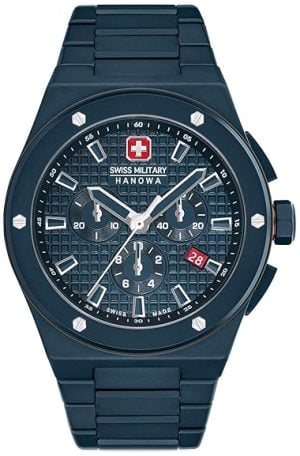 Swiss Military Hanowa Herrklocka SMWGI0002281 Sidewinder Blå/Keramik