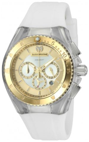 Technomarine Damklocka TM-116002 Guld/Gummi Ø37 mm