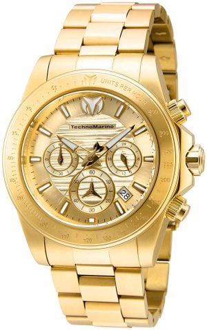 Technomarine Herrklocka TM-219004 Guld/Gulguldtonat stål Ø42 mm