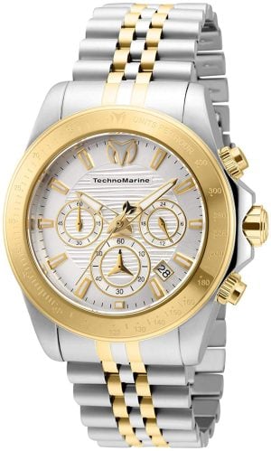 Technomarine Herrklocka TM-219020 Silverfärgad/Gulguldtonat stål