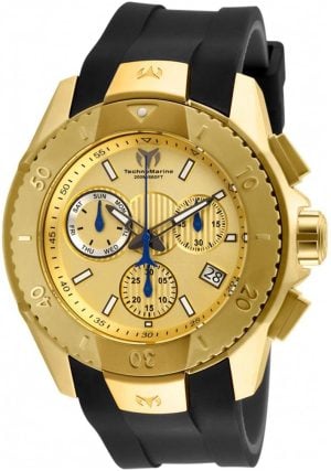 Technomarine Herrklocka TM-617001 Guld/Gummi Ø48 mm