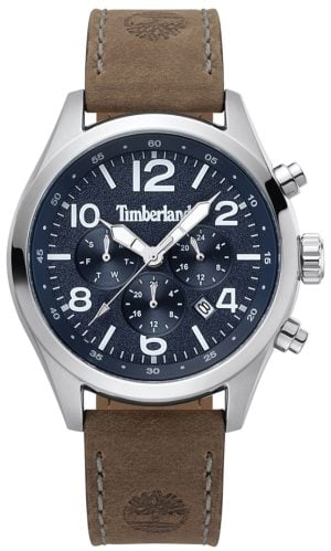 Timberland Herrklocka TBL15249JS.03 Ashmont Blå/Läder Ø45 mm