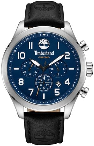 Timberland Herrklocka TDWGF0009702 Ashmont Blå/Läder Ø46 mm