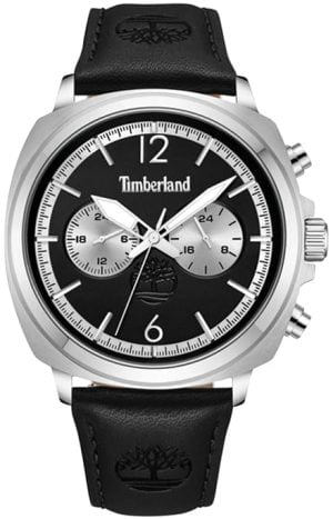 Timberland Herrklocka TDWGF0028202 Williston Svart/Läder Ø43.5 mm