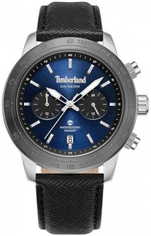 Timberland Herrklocka TDWGF0075101 Raynham Blå/Läder Ø44 mm