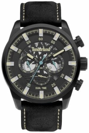 Timberland Herrklocka TDWGF2100601 Classic Svart/Läder Ø46 mm