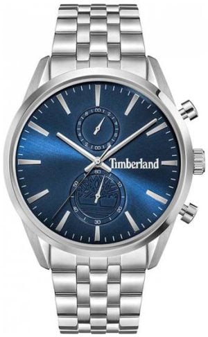 Timberland Herrklocka TDWGI0068701 Sheepscot Blå/Stål Ø43 mm – Silver