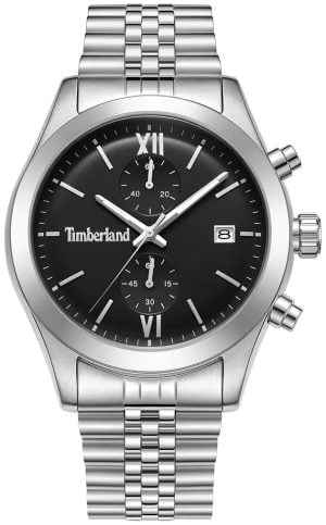 Timberland Herrklocka TDWGI0075204 Ripgorge Svart/Stål Ø44 mm