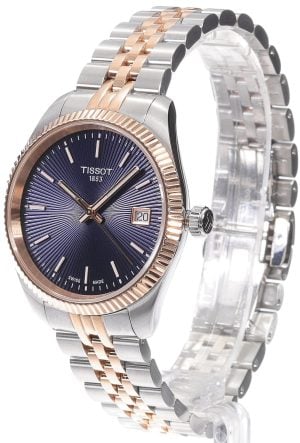 Tissot Damklocka T156.210.22.041.00 Ballade Blå/Roséguldstonat