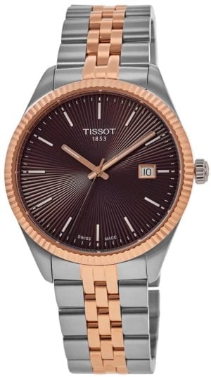 Tissot Herrklocka T156.410.22.291.01 Ballade Brun/Roséguldstonat