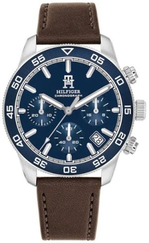 Tommy Hilfiger Herrklocka 1792163 Th85 Blå/Läder Ø41 mm