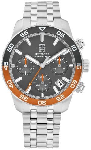 Tommy Hilfiger Herrklocka 1792186 Th85 Grå/Stål Ø41 mm
