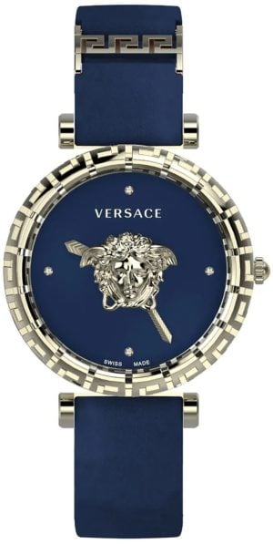 Versace Damklocka VEDV01019 Palazzo Empire Blå/Stål Ø37 mm