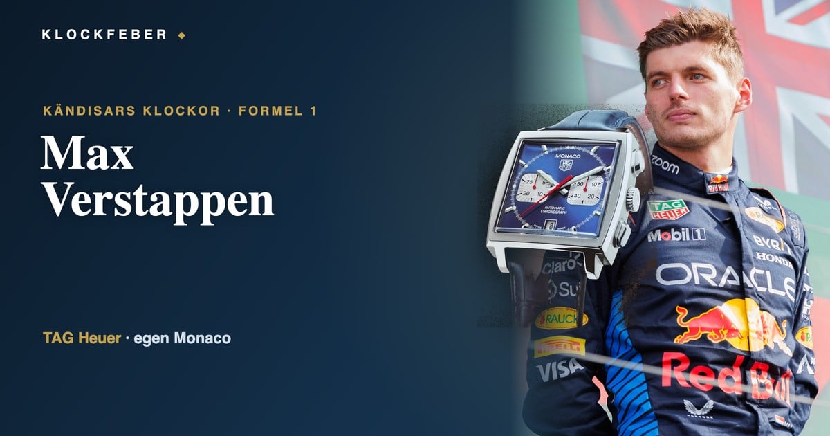 max verstappens klockor – klockfeber