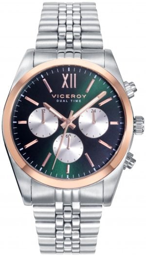Viceroy Herrklocka 42423-63 Classic Grön/Stål Ø41 mm
