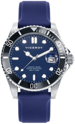Viceroy Herrklocka 471031-39 Classic Blå/Gummi Ø40 mm