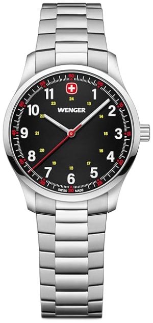 Wenger 01.1421.128 City Svart/Stål Ø34 mm