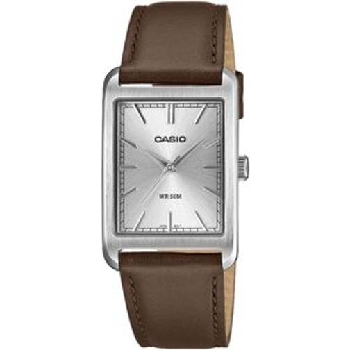 Casio timeless mtp-b215l-7aver brun läder damklocka casio timeless mtp-b215l-7aver brun läder damklocka