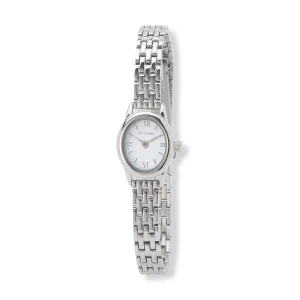 Ivy n Rox damklocka vit/silver, metallband - I25014-132
