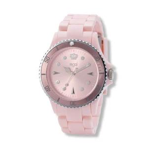 Regal unisexklocka, ljusrosa plastband - R77334-545