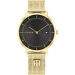 tommy hilfiger tea 1782739 35 mm analogt quartz mineralglas black 16 mm