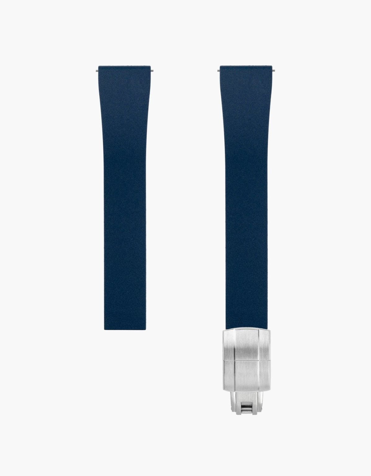 marinblått cts fkm-gummiarmband i 22 mm till breitling