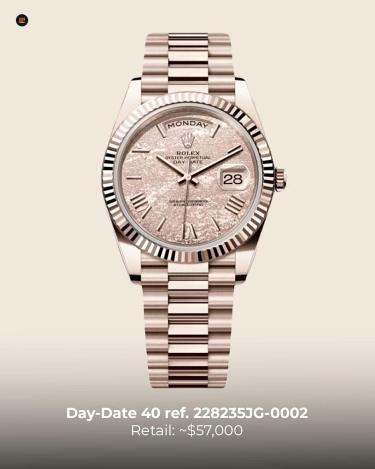 Rolex day-date 40 ref. 228235jg-0002 i jubilee-guld rolex day-date 40 ref. 228235jg-0002 i jubilee-guld