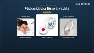 väckarklocka för svårväckta – topp 3: bellman & symfon pro (bäst totalt), bellman & symfon vibio (väcker bara dig) och rubicson wake-up light (billigast som funkar)