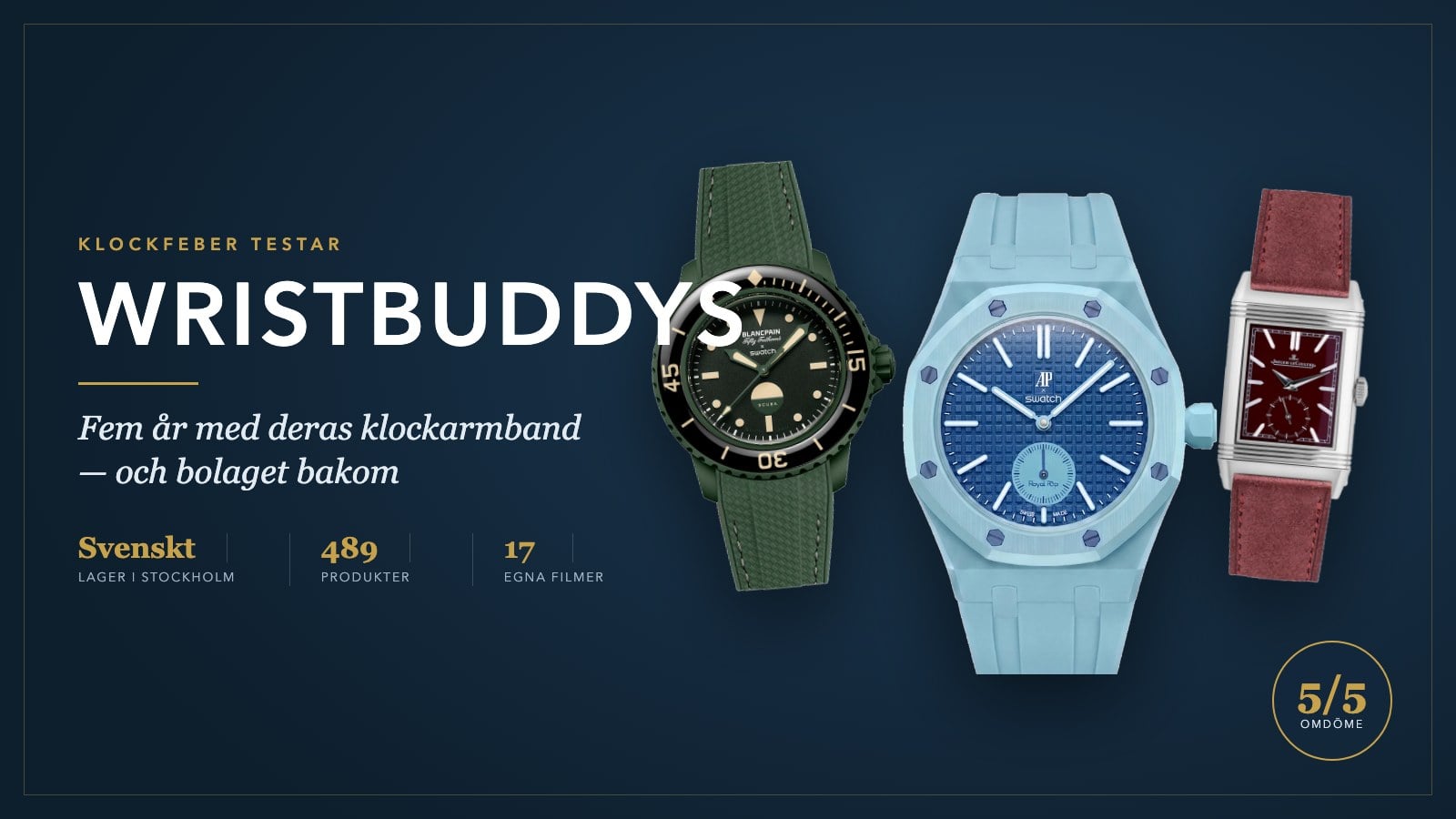 wristbuddys klockarmband — klockfebers test efter fem år