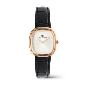 Rose Gold 24mm Watch Margot Black Croc