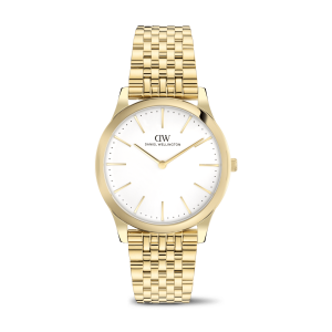 Gold 39mm Watch Pathfinder 7-link Frost-white