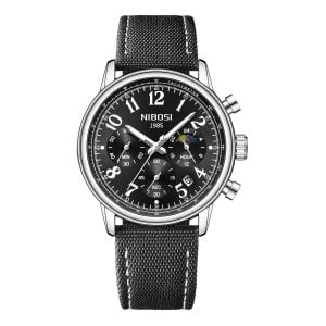 Nibosi Aviator Chronograph Black