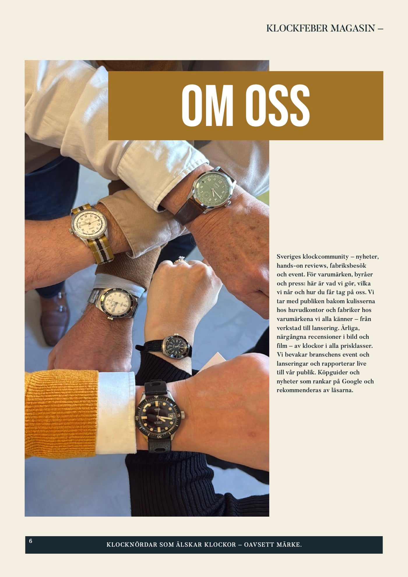 klockfeber magasin nr 1, sida 6