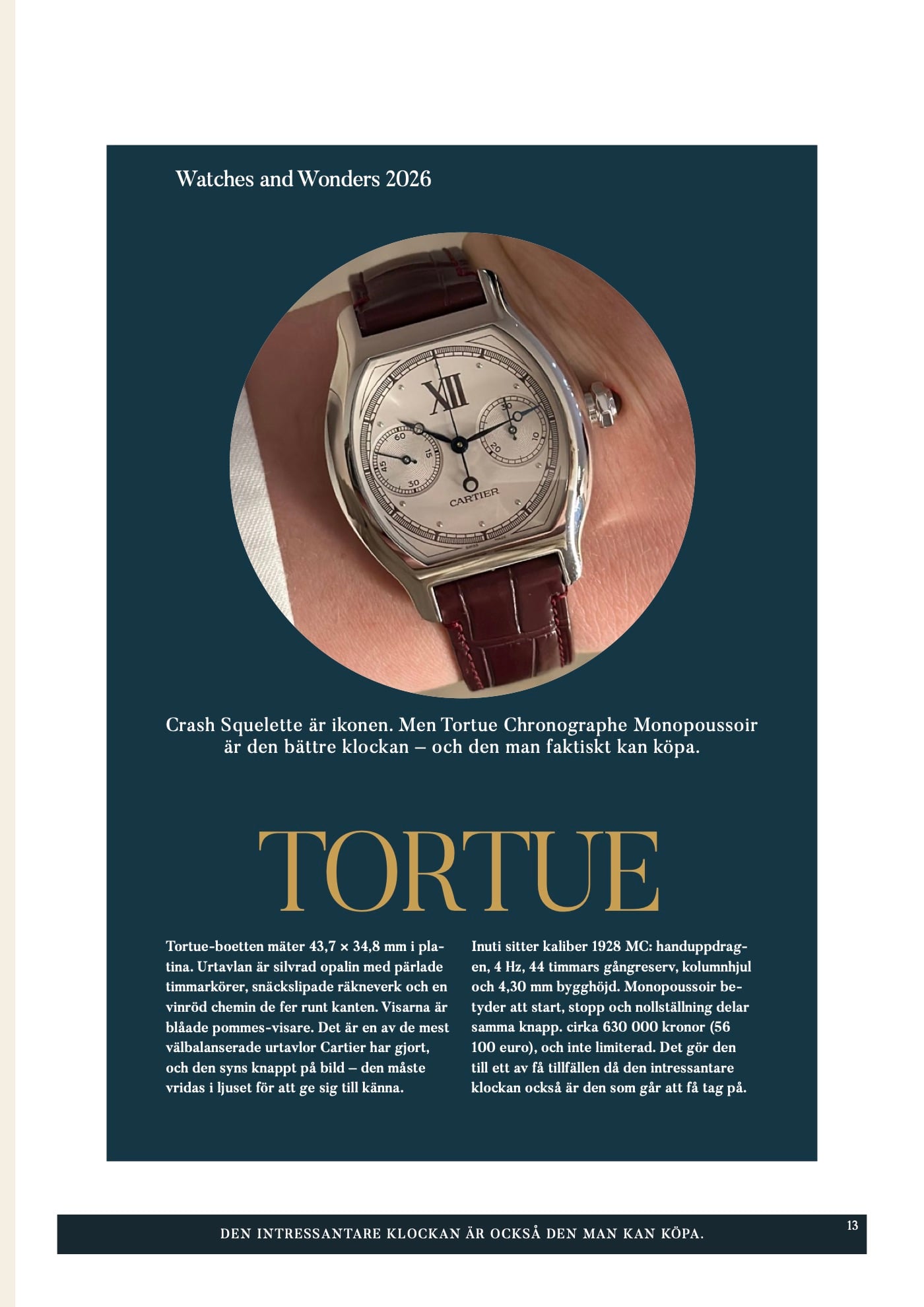 klockfeber magasin nr 1, sida 13