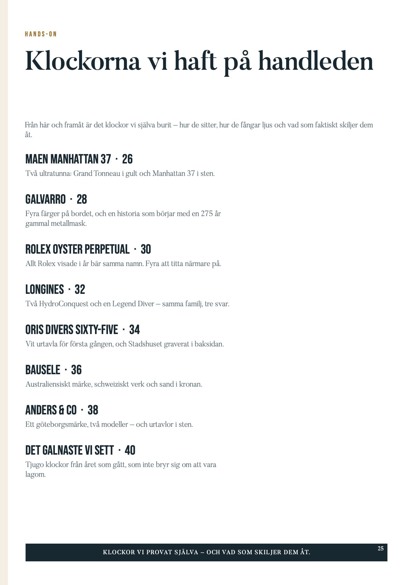 klockfeber magasin nr 1, sida 25