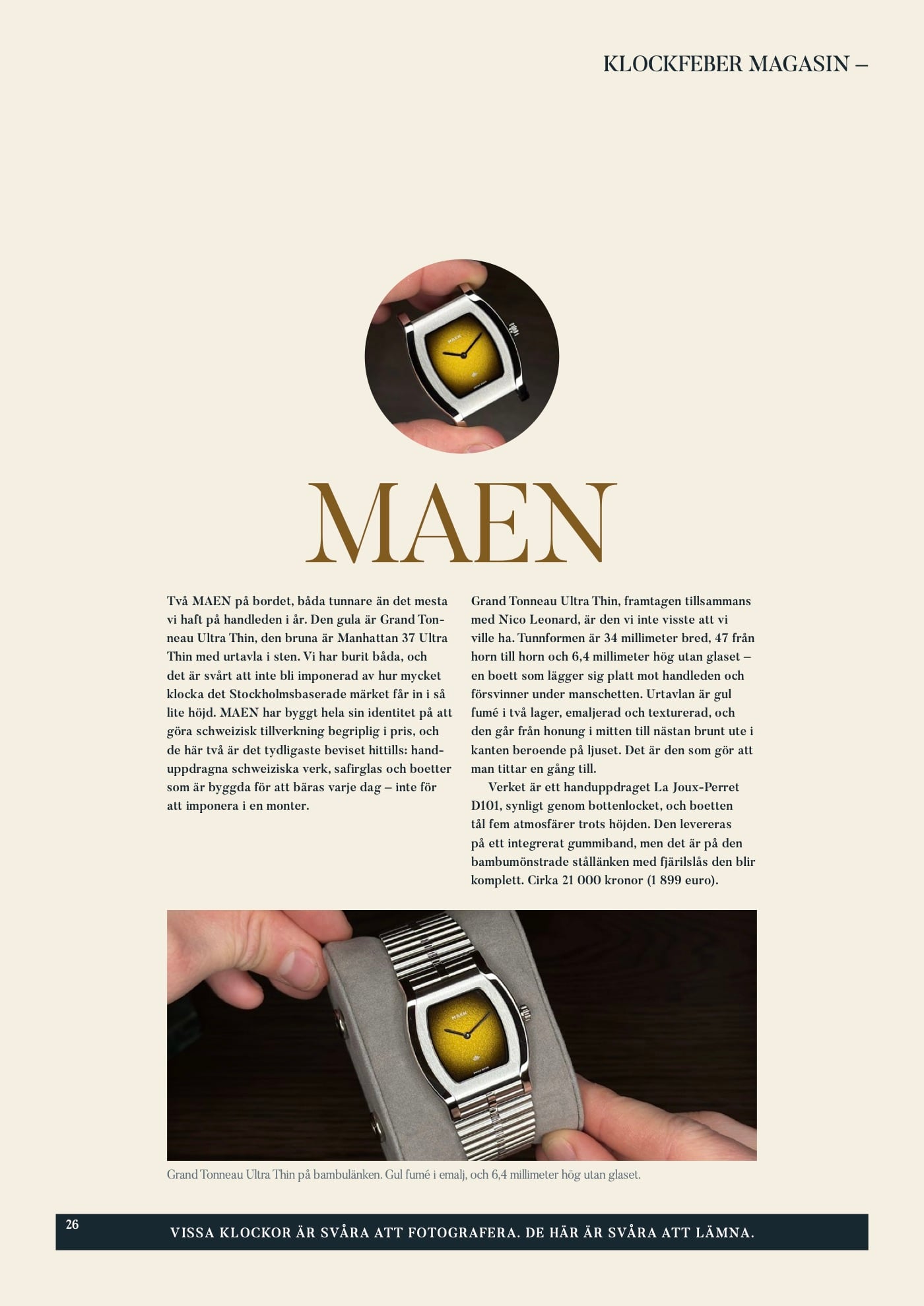 klockfeber magasin nr 1, sida 26