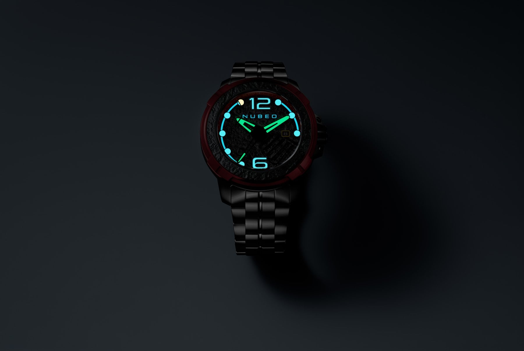 Nubeo apollo automatic one small step i miljöbild med astronauttema nubeo apollo automatic one small step i miljöbild med astronauttema